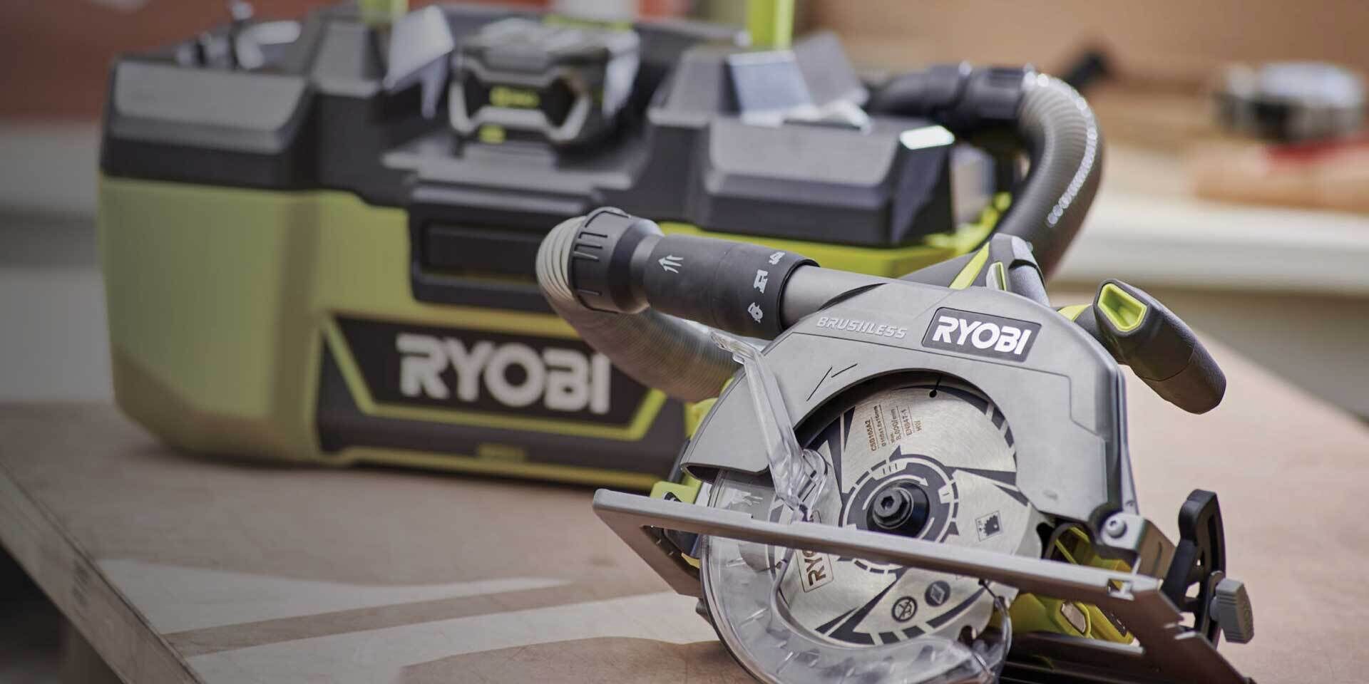 Ryobi circular saw online dust collection