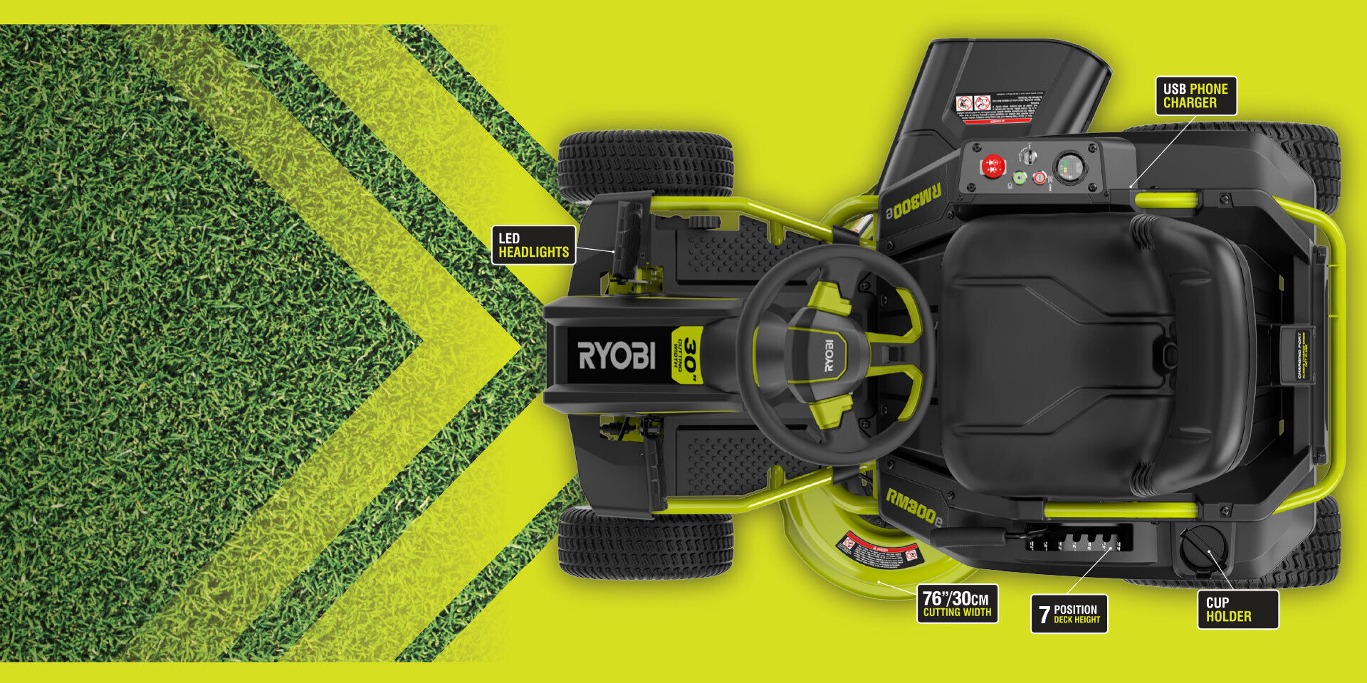 Ryobi rm300e hot sale