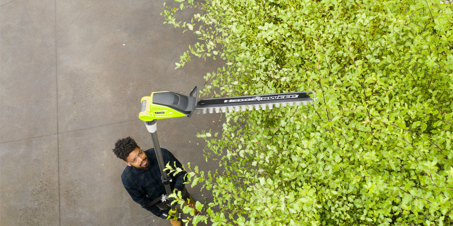 Ryobi deals hedge sweep