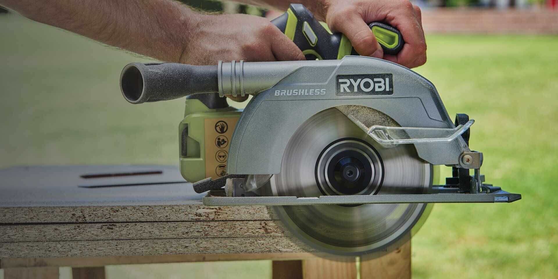 Ryobi circular saw metal best sale cutting blade