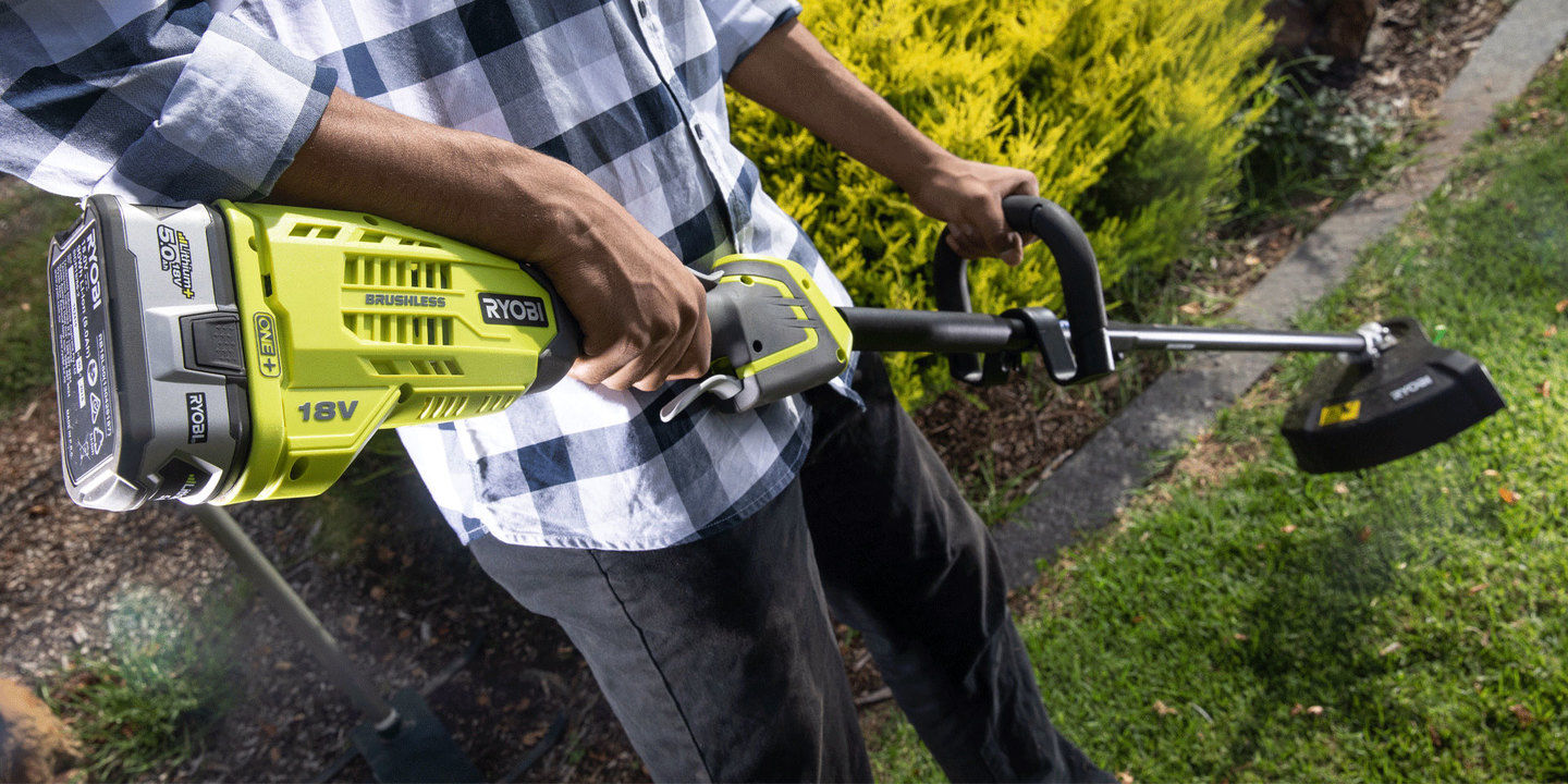 Ryobi corded line online trimmer