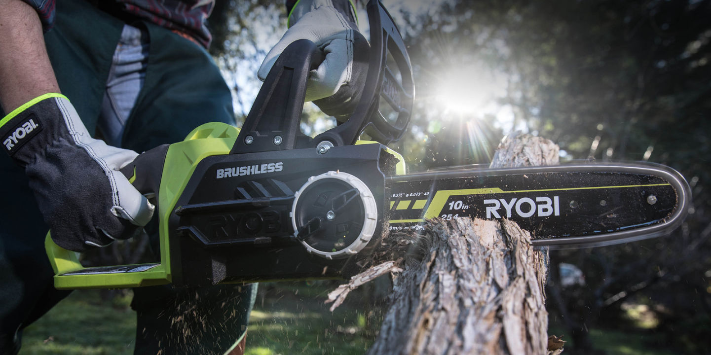 Ryobi 10 deals inch chainsaw bar